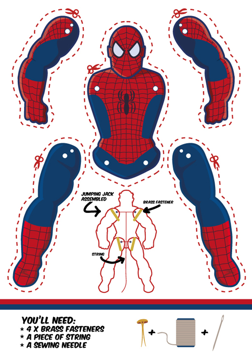 spiderman template