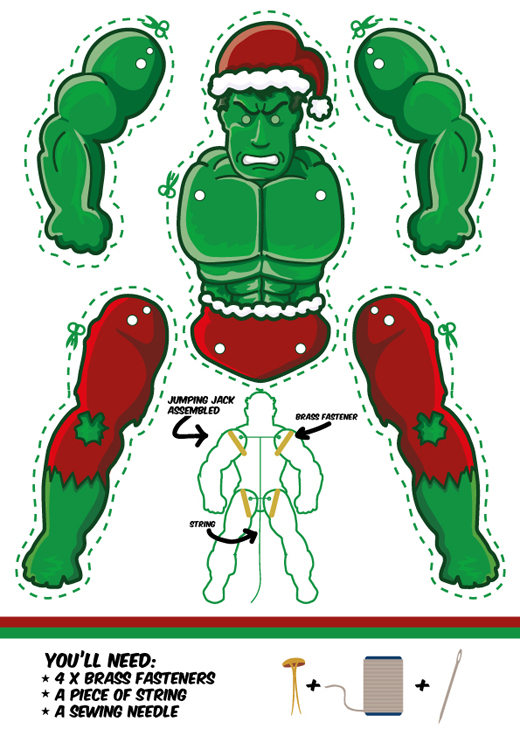 Santa claus hulk