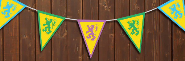 pennant for kids party