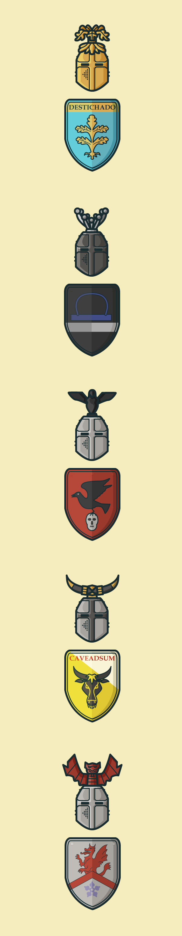 knights of ivanhoe vector