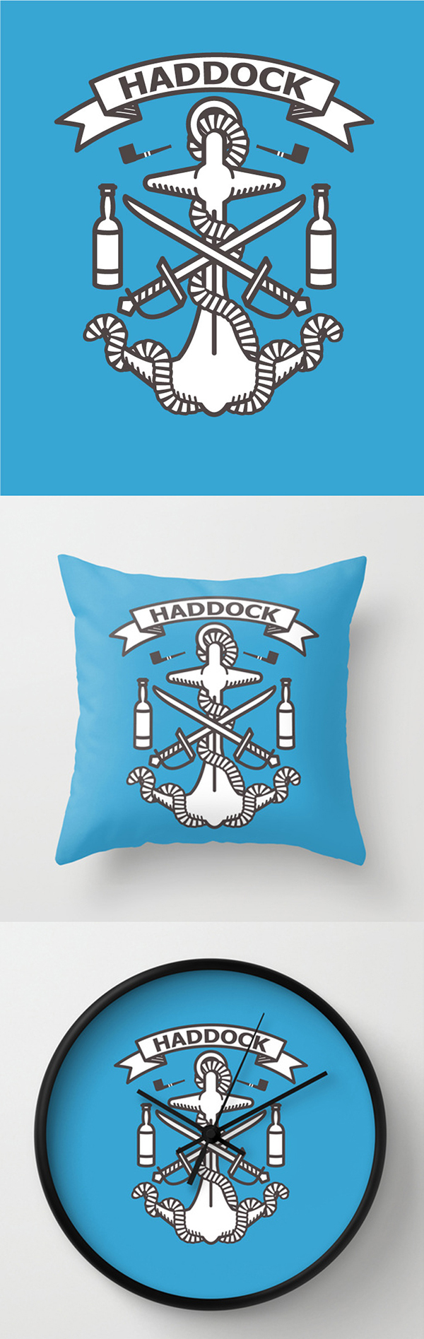 Prints and products of Captain Hddock