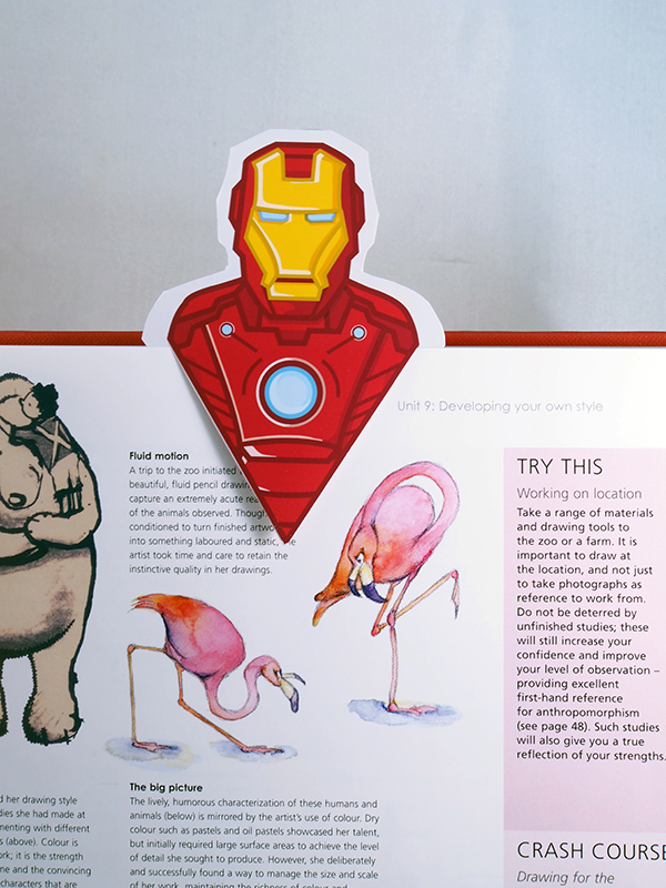 iron man bookmark