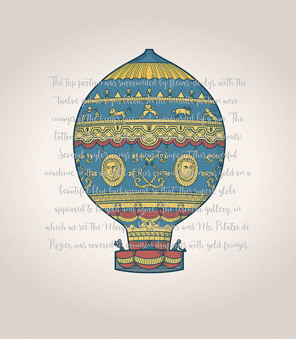 Montgolfier brothers' balloon