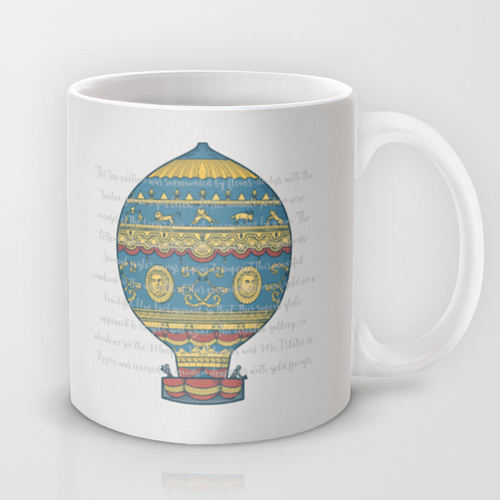 Montgolfier brothers' balloon mug