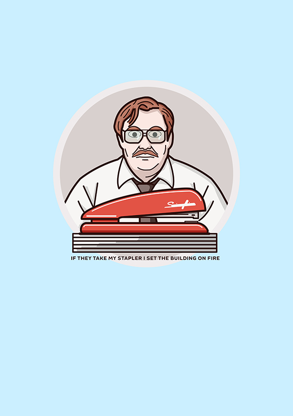 Office space stapler