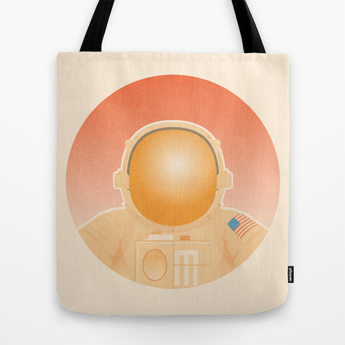 spacemna tote bag