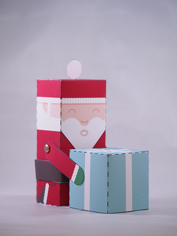 Santa Claus paper puppet
