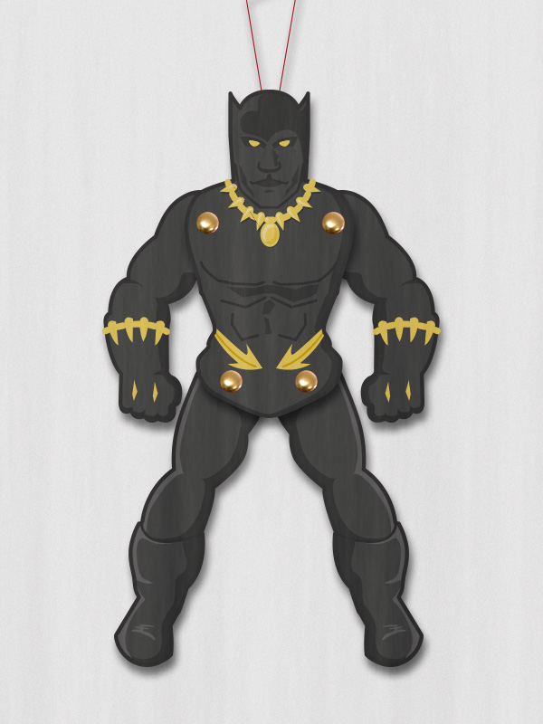 paper puppet black panther