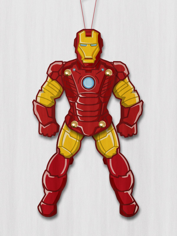 Iron man Paper puppet