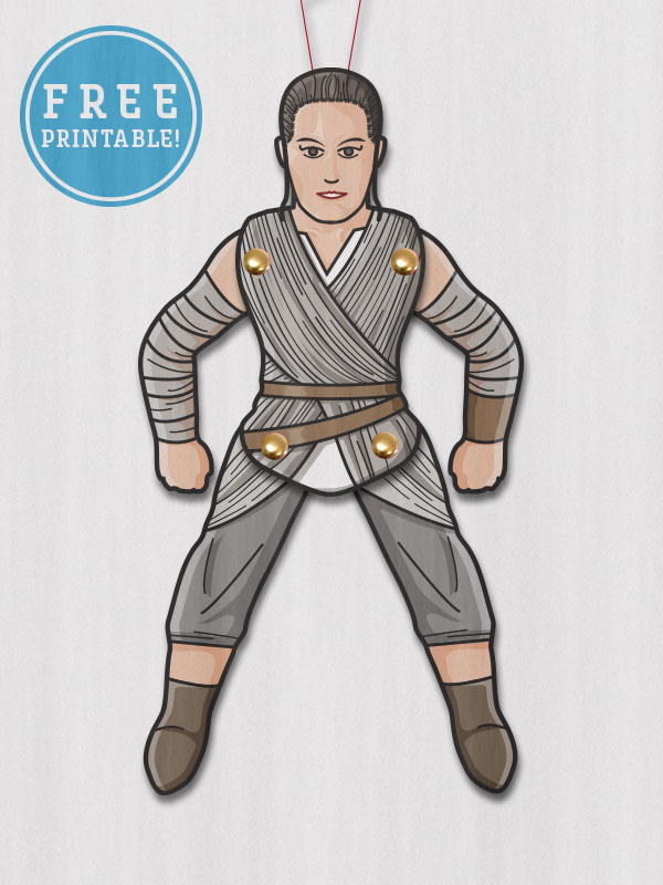 Rey paper puppet