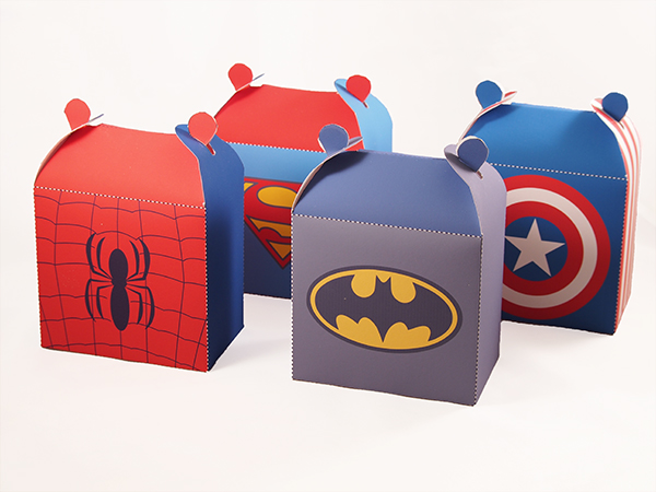 Superhero favor box