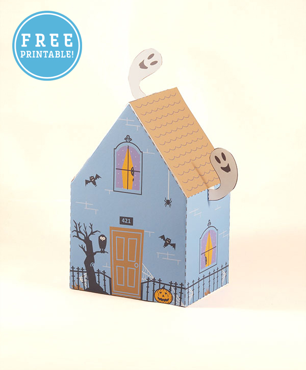 Haunted house favor box