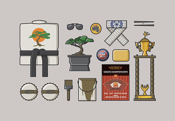 Karate kid items