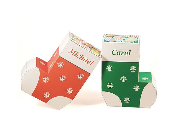 Christmas Stocking favor box