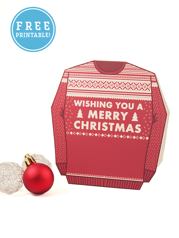 Sweater christmas card