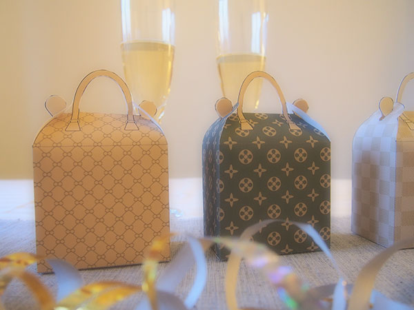 fashion handbags favor boxes