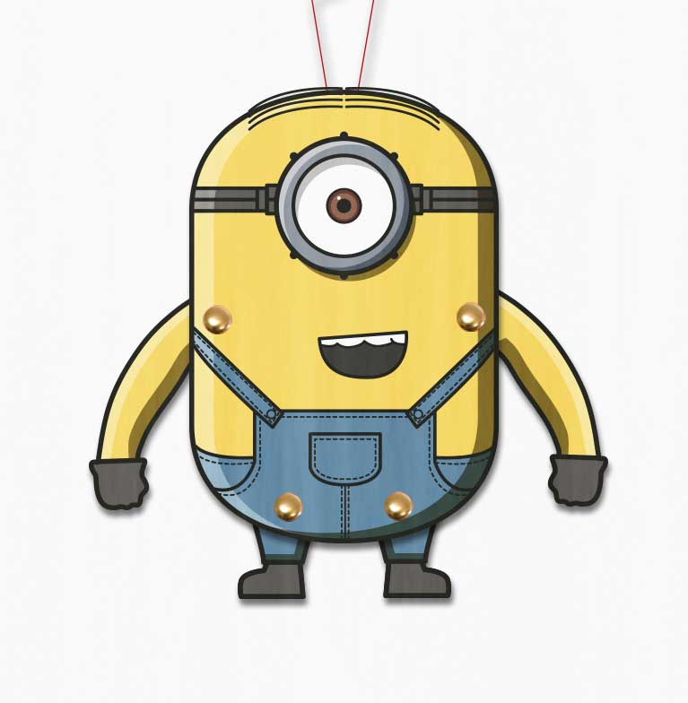 minion paper puppet