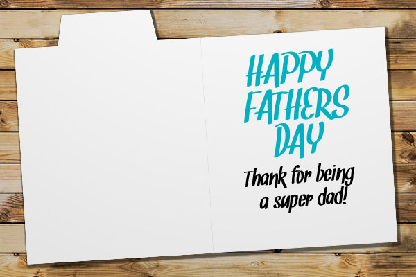 fathers day card free printable
