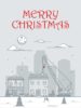 Free Printable Christmas Card - Just Print and Cut Out