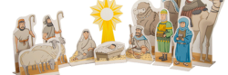 Printable Nativity Scene - M. Gulin - Papercrafts Prints and More