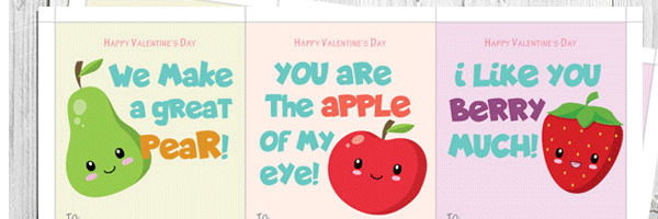 Childrens valentine cards