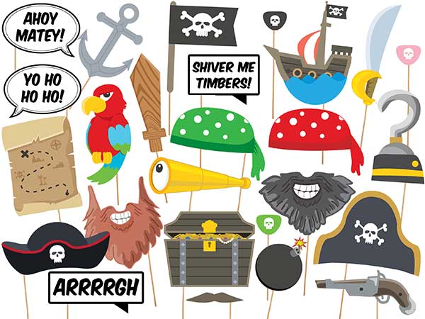 Create a fun Pirate Theme Party - Pirate Party Props