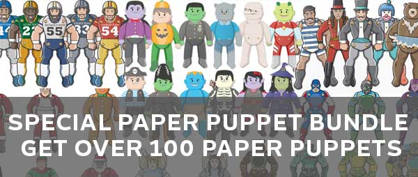 Paper puppets templates